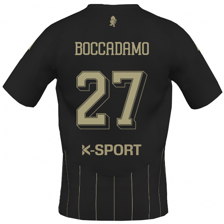 גברים Antonio Boccadamo #27 אפור לבן הרחק ג'רזי 2025/26 חולצה קצרה