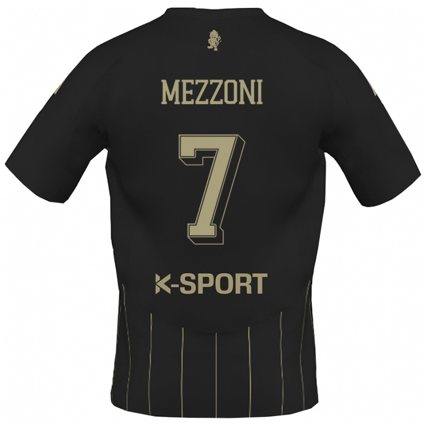 גברים פרנצ'סקו מצוני #7 אפור לבן הרחק ג'רזי 2025/26 חולצה קצרה