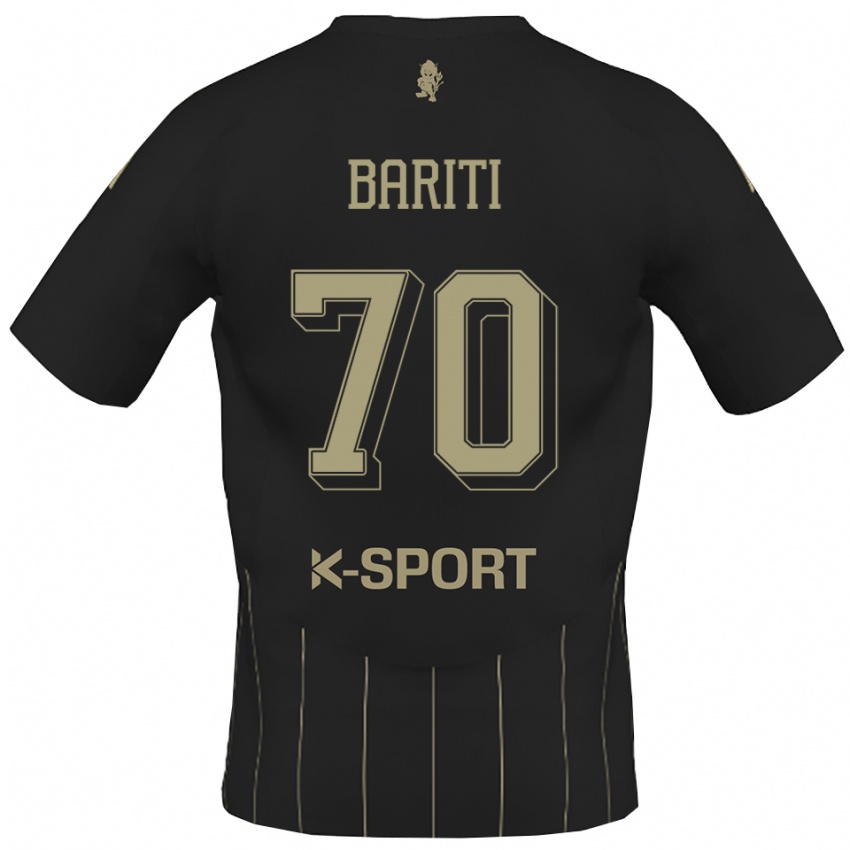 גברים Davide Bariti #70 אפור לבן הרחק ג'רזי 2025/26 חולצה קצרה