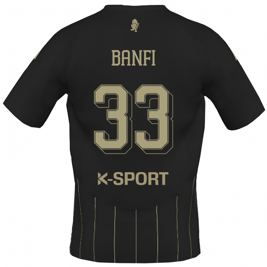 גברים עמנואלה בנפי #33 אפור לבן הרחק ג'רזי 2025/26 חולצה קצרה