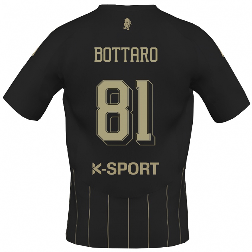 גברים Andrea Bottaro #81 אפור לבן הרחק ג'רזי 2025/26 חולצה קצרה