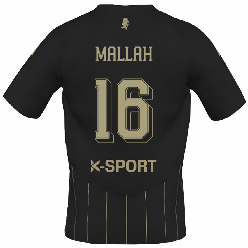 גברים Rachid Mallah #16 אפור לבן הרחק ג'רזי 2025/26 חולצה קצרה