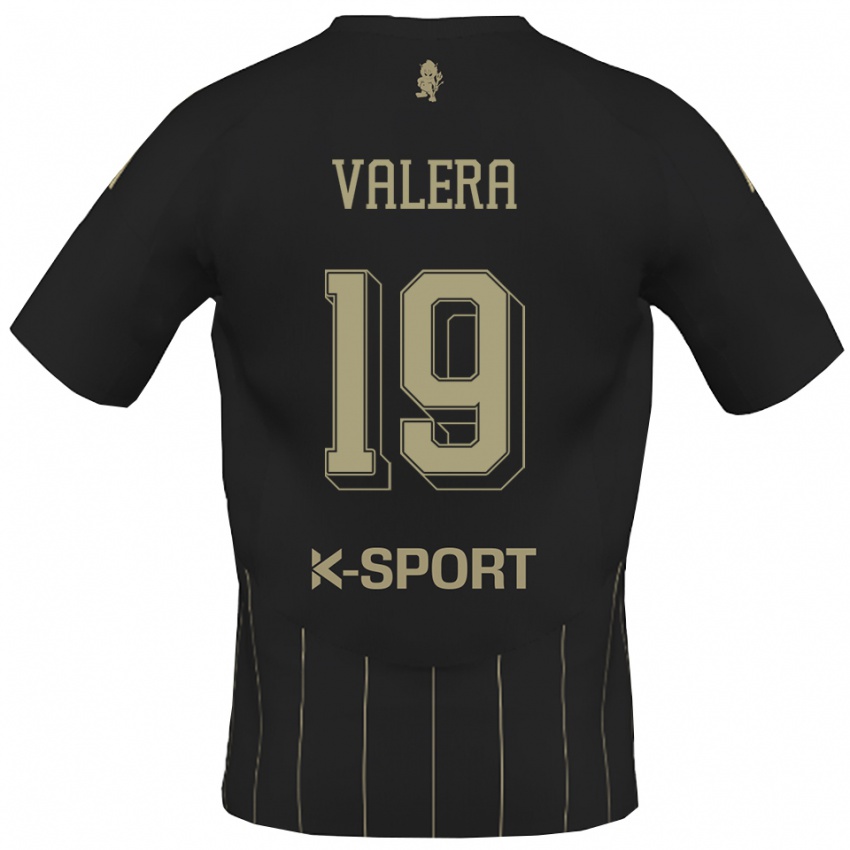 גברים Edgar Valera #19 אפור לבן הרחק ג'רזי 2025/26 חולצה קצרה