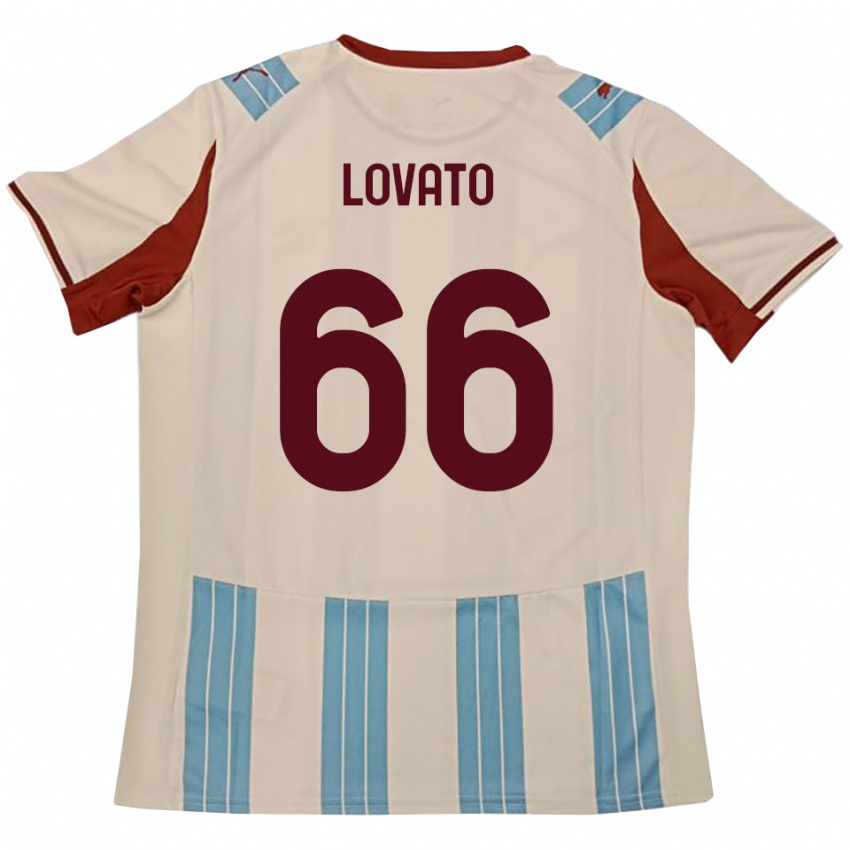 גברים מתאו לובאטו #66 תכלת לבן הרחק ג'רזי 2025/26 חולצה קצרה