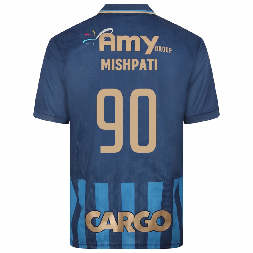 גברים רועי משפתי #90 כחול נייבי כחול הרחק ג'רזי 2025/26 חולצה קצרה