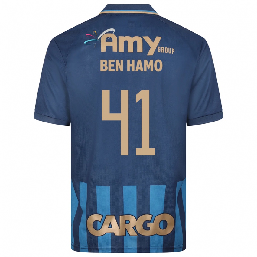 גברים Itay Ben Hamo #41 כחול נייבי כחול הרחק ג'רזי 2025/26 חולצה קצרה