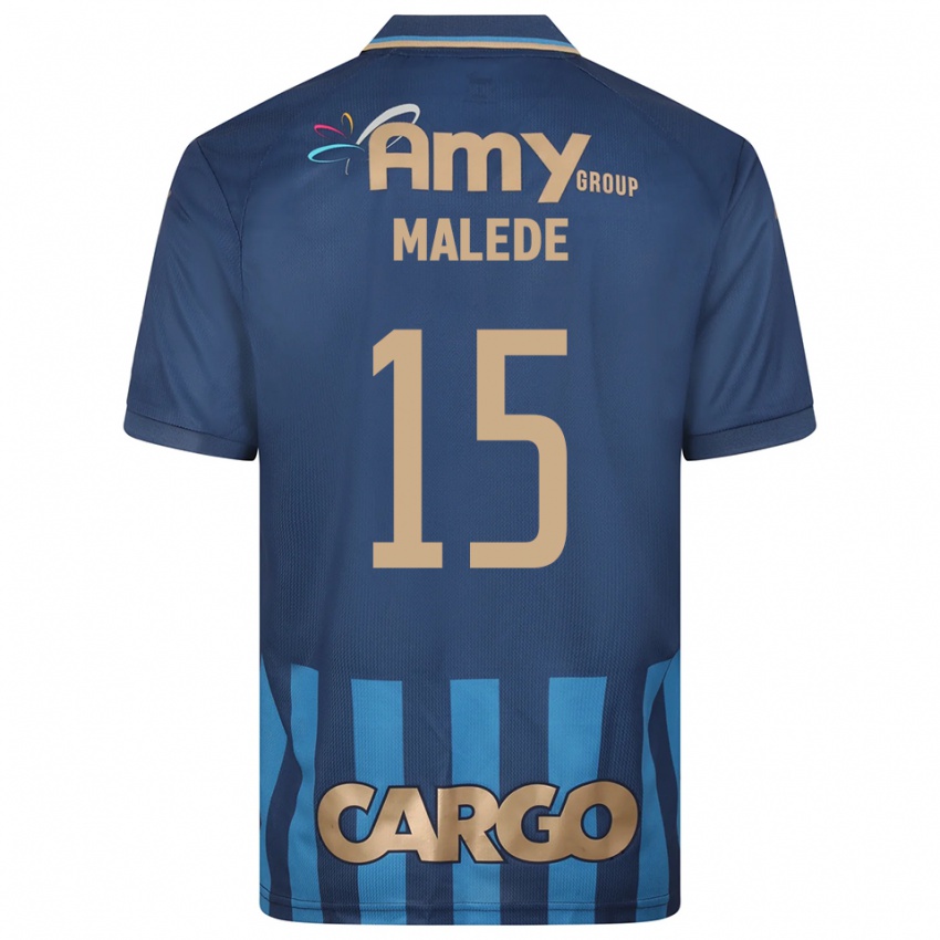 גברים יונס מלדה #15 כחול נייבי כחול הרחק ג'רזי 2025/26 חולצה קצרה