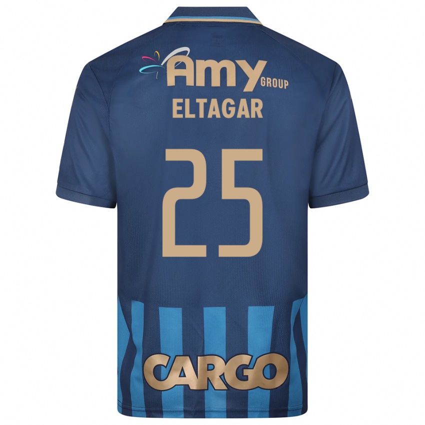 גברים Barak Eltagar #25 כחול נייבי כחול הרחק ג'רזי 2025/26 חולצה קצרה
