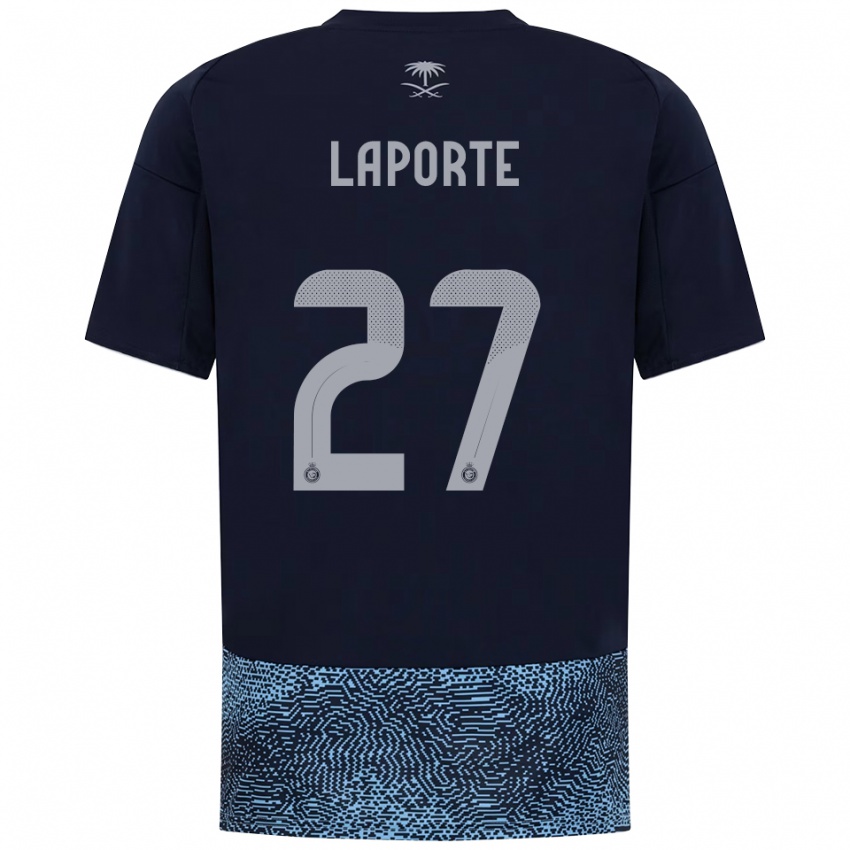 גברים איימריק לאפורט #27 כחול נייבי תכלת הרחק ג'רזי 2025/26 חולצה קצרה