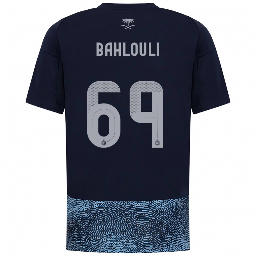 גברים נסין באלולי #69 כחול נייבי תכלת הרחק ג'רזי 2025/26 חולצה קצרה