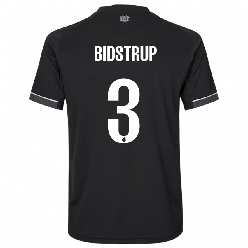 גברים היילטה בידסטרופ #3 שחור לבן הרחק ג'רזי 2025/26 חולצה קצרה