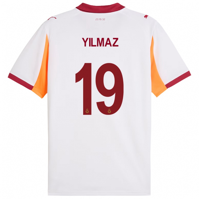 גברים זהרה אילמז #19 לבן אדום הרחק ג'רזי 2025/26 חולצה קצרה