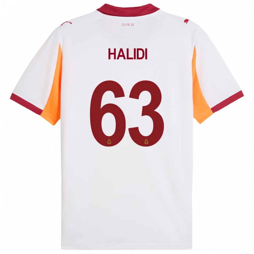 גברים אולי הליד #63 לבן אדום הרחק ג'רזי 2025/26 חולצה קצרה