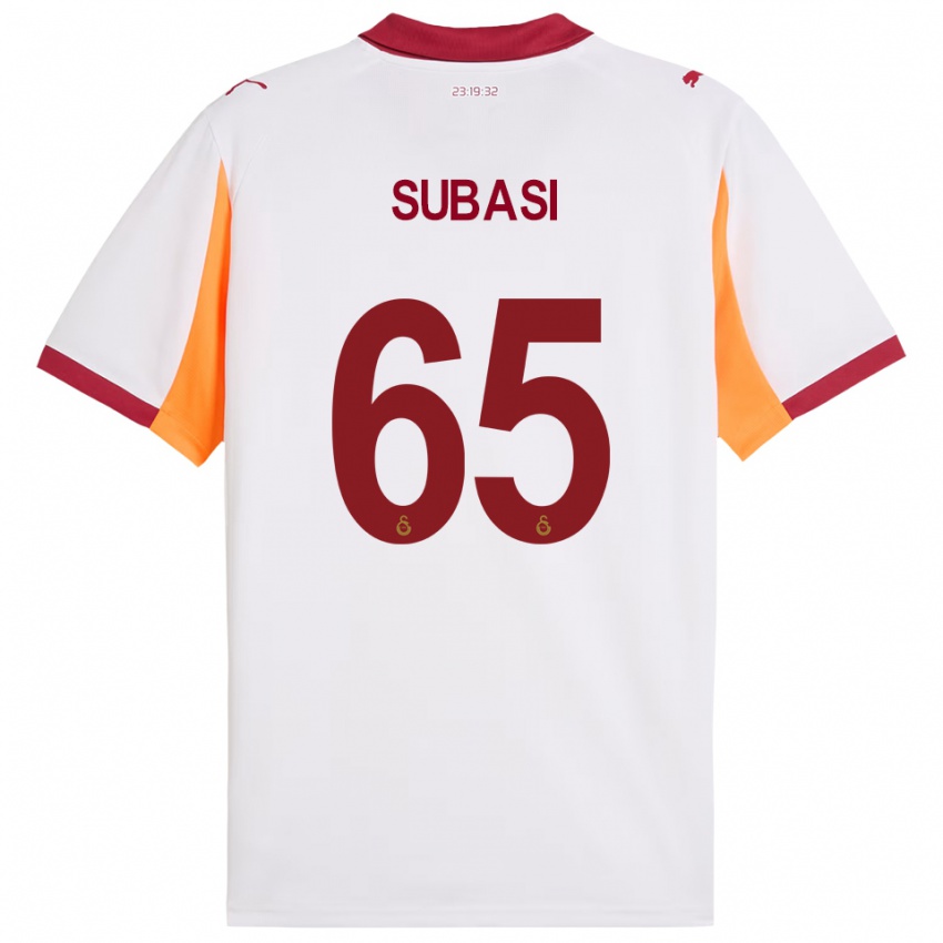 גברים קדיר סובאשי #65 לבן אדום הרחק ג'רזי 2025/26 חולצה קצרה