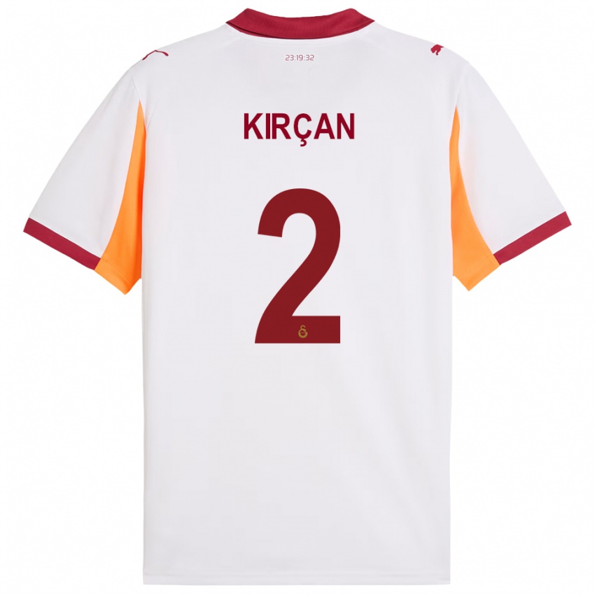 גברים כרם קירצ׳אן #2 לבן אדום הרחק ג'רזי 2025/26 חולצה קצרה