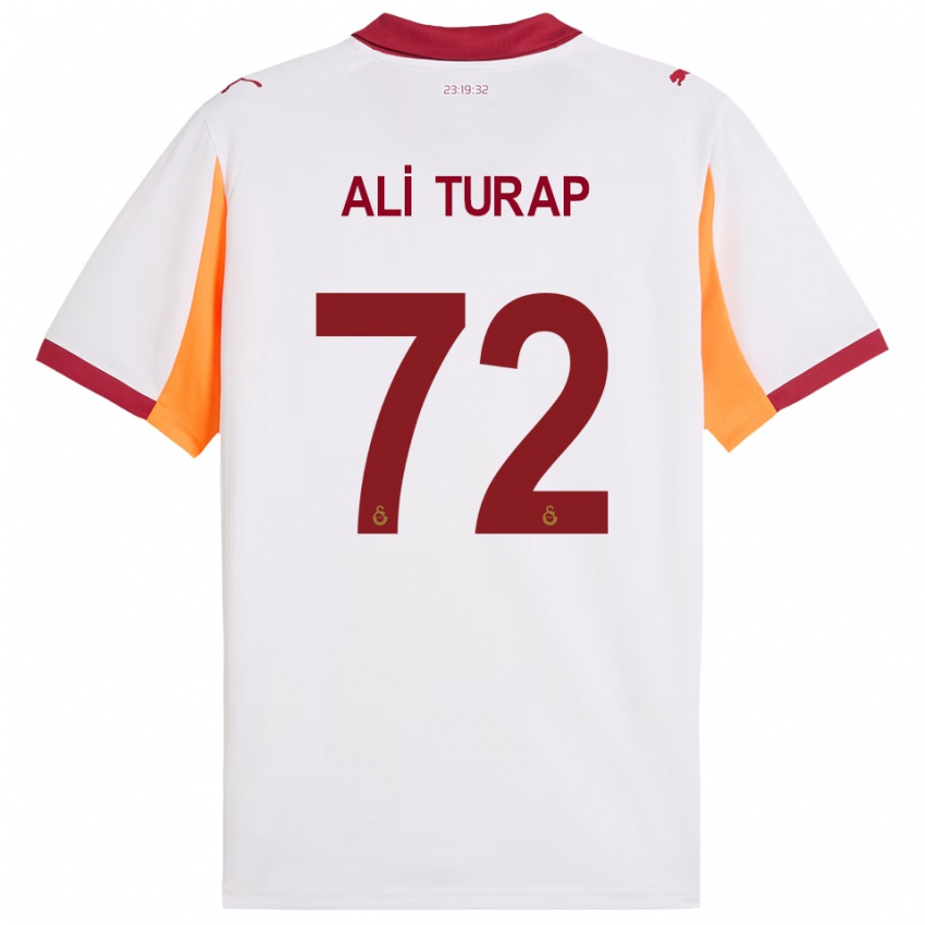 גברים אלי טוראפ בילביל #72 לבן אדום הרחק ג'רזי 2025/26 חולצה קצרה