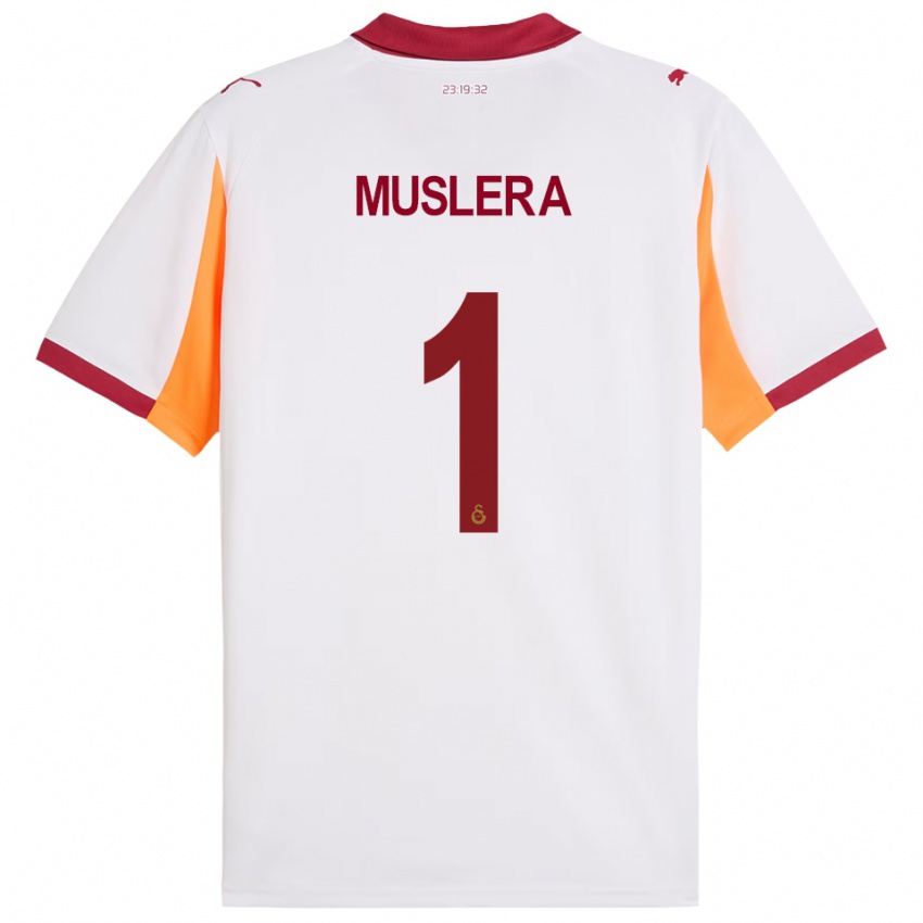 גברים פרננדו מוסלרה #1 לבן אדום הרחק ג'רזי 2025/26 חולצה קצרה