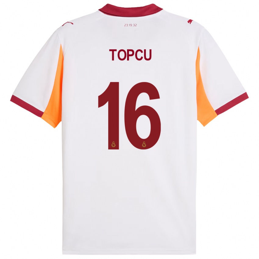 גברים אברו טופצ'ו #16 לבן אדום הרחק ג'רזי 2025/26 חולצה קצרה