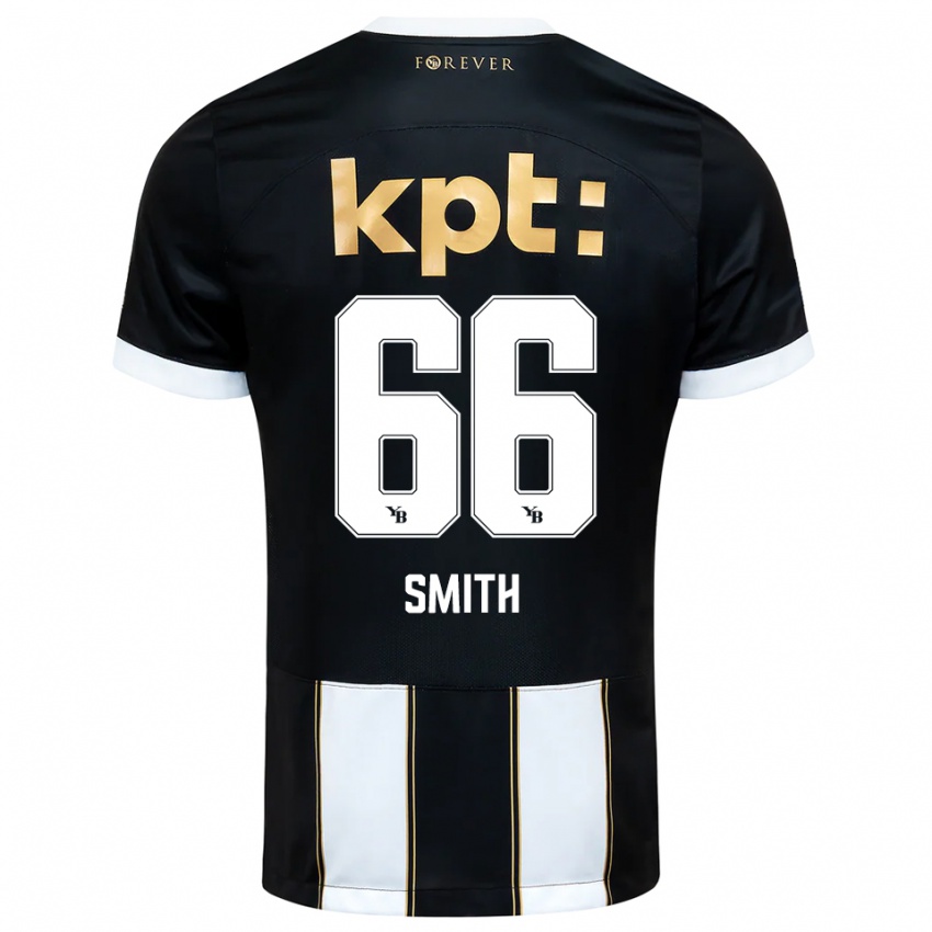 גברים רודרי סמית׳ #66 שחור לבן הרחק ג'רזי 2025/26 חולצה קצרה