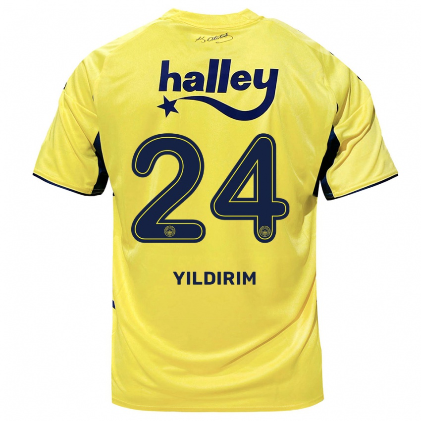 גברים פאטוס אילדירים #24 צהוב כחול נייבי הרחק ג'רזי 2025/26 חולצה קצרה