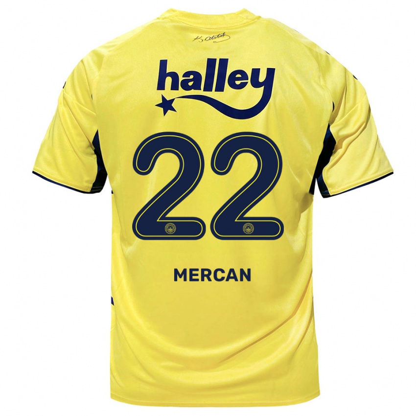 גברים לבנט מארג׳אן #22 צהוב כחול נייבי הרחק ג'רזי 2025/26 חולצה קצרה