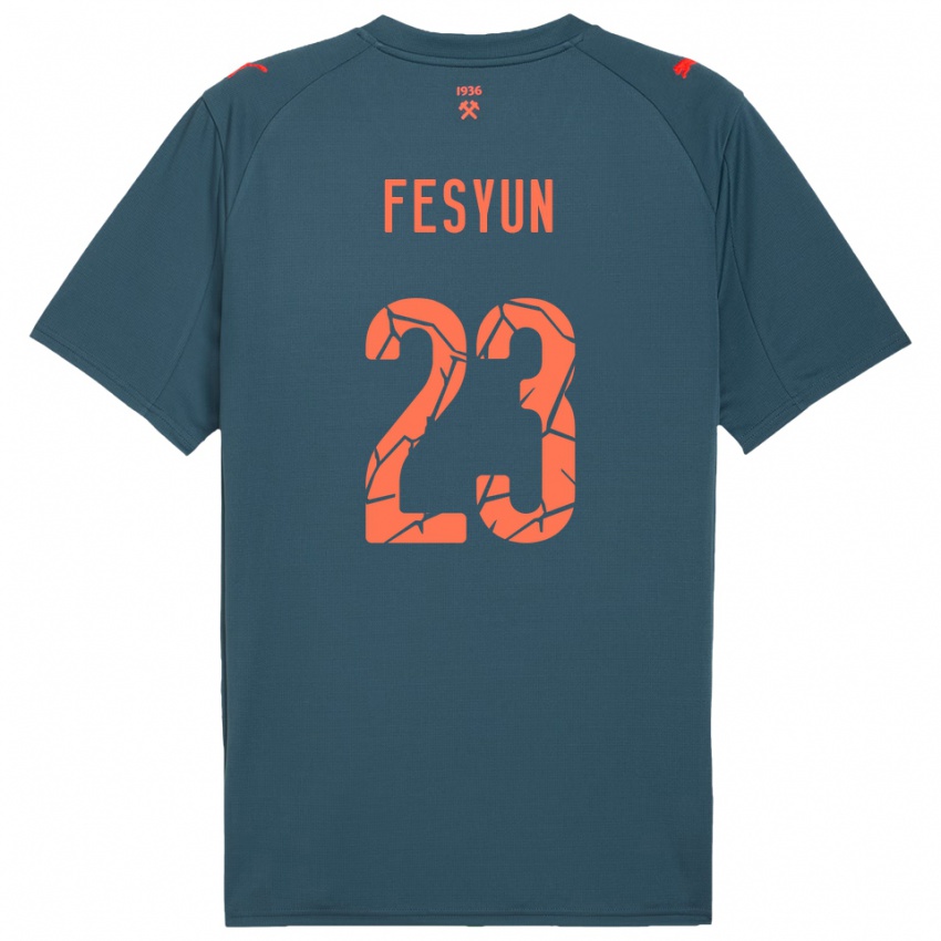 גברים קיריל פסיון #23 כחול נייבי אדום הרחק ג'רזי 2025/26 חולצה קצרה