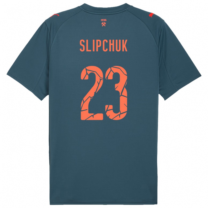 גברים Mykhaylo Slipchuk #23 כחול נייבי אדום הרחק ג'רזי 2025/26 חולצה קצרה