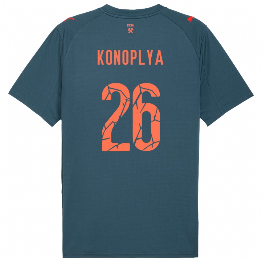 גברים יוכים קונופליה #26 כחול נייבי אדום הרחק ג'רזי 2025/26 חולצה קצרה