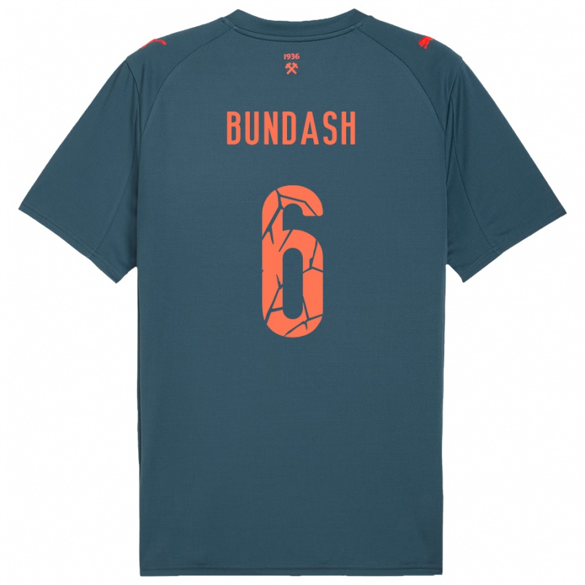 גברים ואסיל בונדאש #6 כחול נייבי אדום הרחק ג'רזי 2025/26 חולצה קצרה