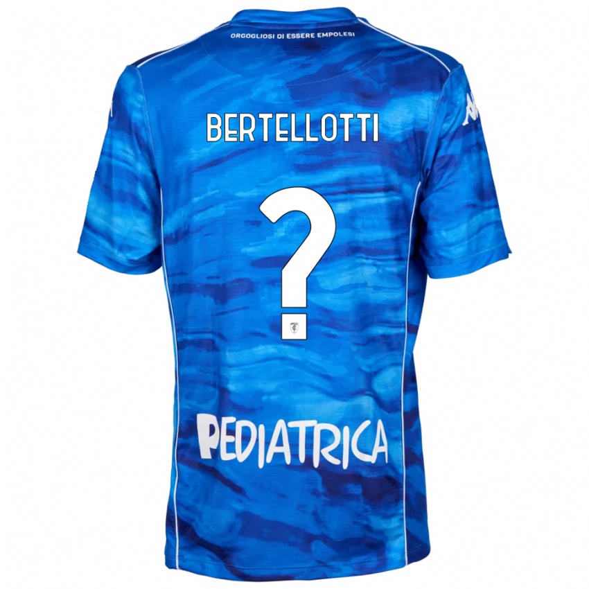 נשים Giacomo Bertellotti #0 כחול לבן ג'רזי ביתית 2025/26 חולצה קצרה