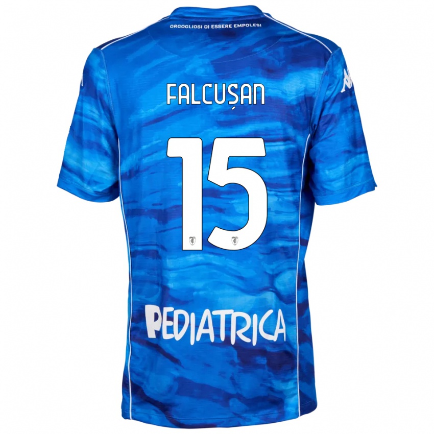 נשים דריוס גבריאל פלקושאן #15 כחול לבן ג'רזי ביתית 2025/26 חולצה קצרה