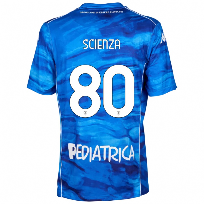 נשים מישל סינצה #80 כחול לבן ג'רזי ביתית 2025/26 חולצה קצרה