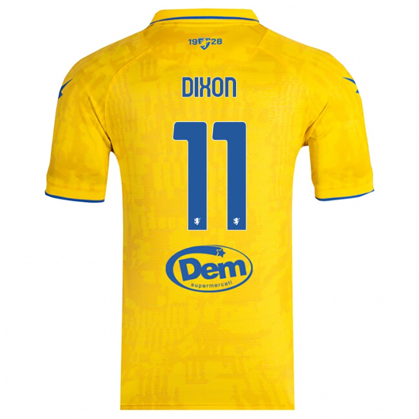 נשים דמאר דיקסון אוניל #11 צהוב כחול ג'רזי ביתית 2025/26 חולצה קצרה