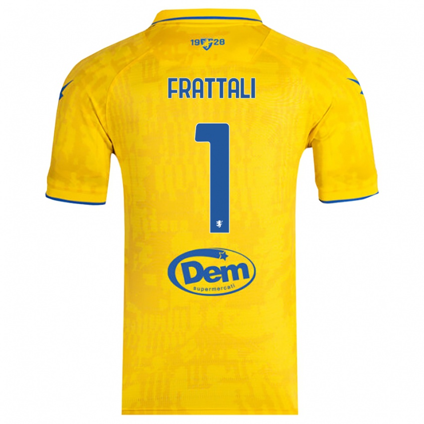 נשים פיירלואיג'י פרטלי #1 צהוב כחול ג'רזי ביתית 2025/26 חולצה קצרה