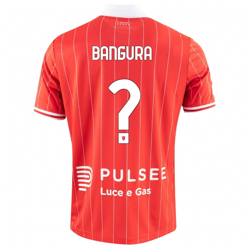 נשים Abudlrahim Bangura #0 אדום לבן ג'רזי ביתית 2025/26 חולצה קצרה