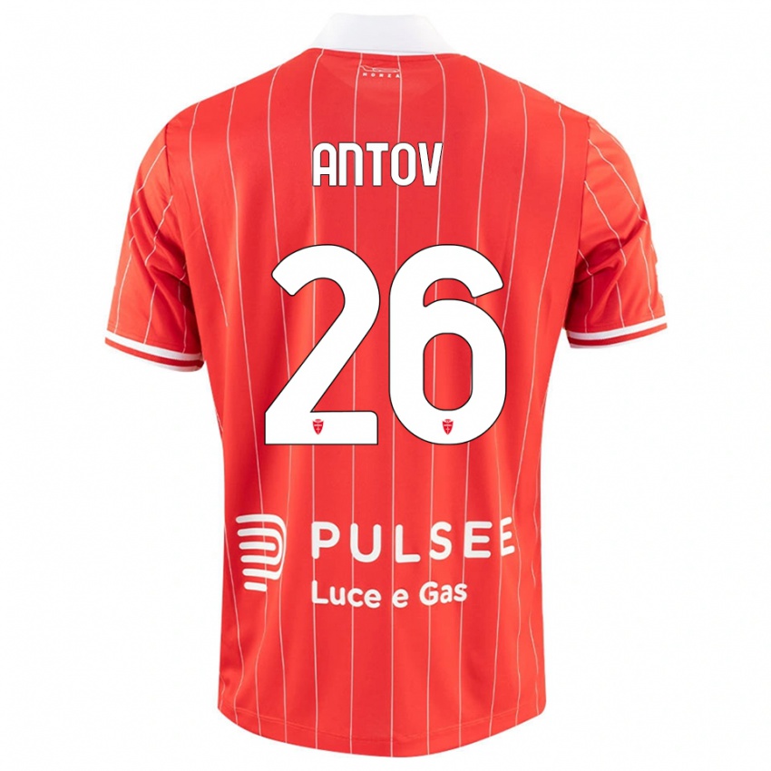 נשים ולנטין אנטוב #26 אדום לבן ג'רזי ביתית 2025/26 חולצה קצרה