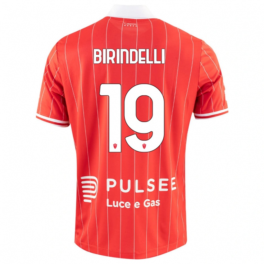 נשים סמואלה בירינדלי #19 אדום לבן ג'רזי ביתית 2025/26 חולצה קצרה