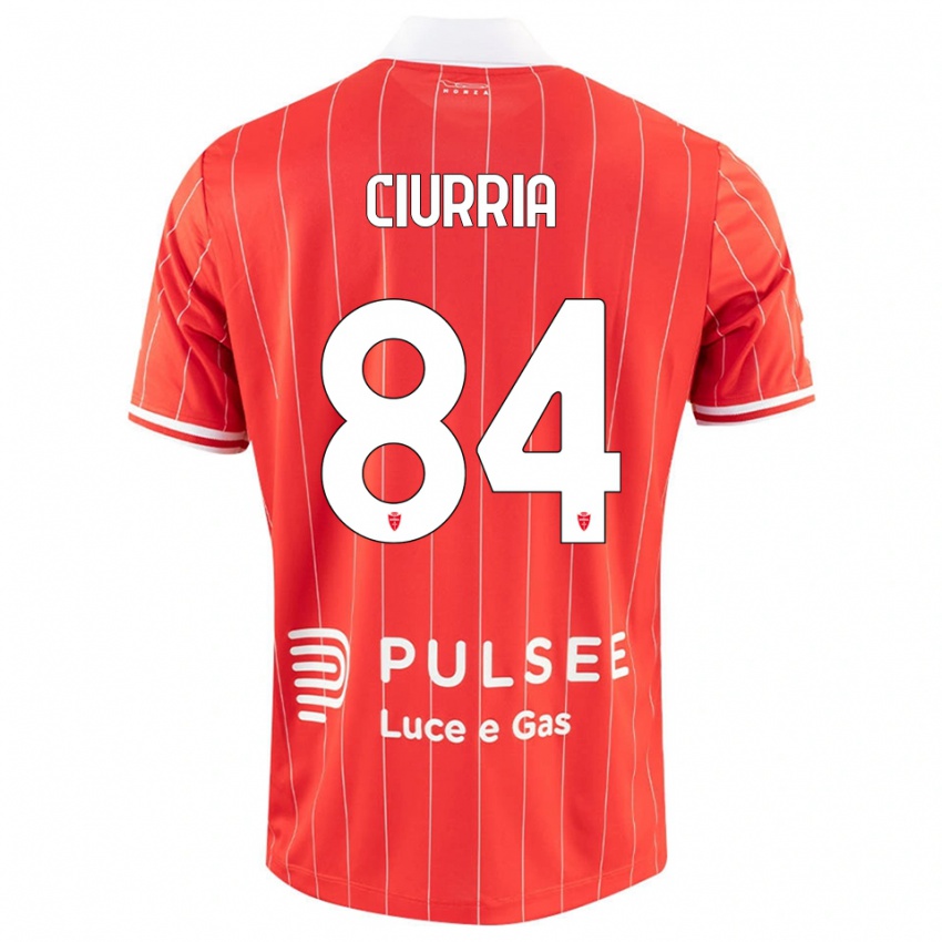 נשים Patrick Ciurria #84 אדום לבן ג'רזי ביתית 2025/26 חולצה קצרה