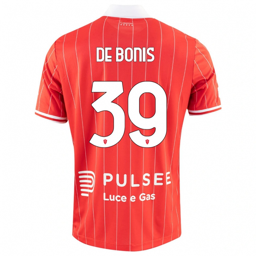נשים אנדריאה דה בוניס #39 אדום לבן ג'רזי ביתית 2025/26 חולצה קצרה