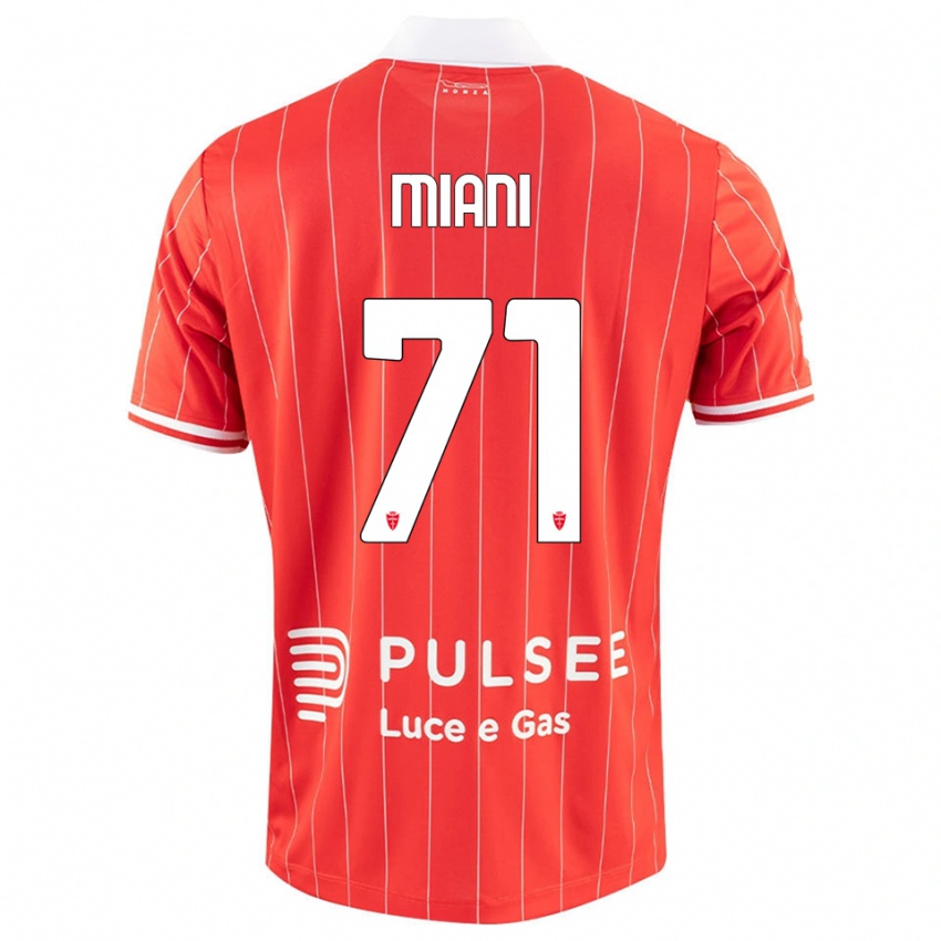 נשים ארתור מיאני #71 אדום לבן ג'רזי ביתית 2025/26 חולצה קצרה