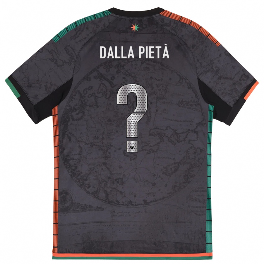 נשים Leonardo Dalla Pietà #0 אפור כהה ג'רזי ביתית 2025/26 חולצה קצרה