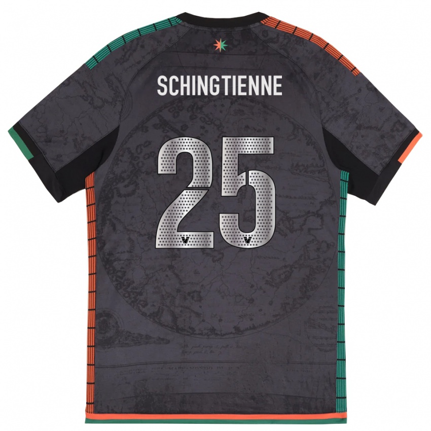 נשים Joël Schingtienne #25 אפור כהה ג'רזי ביתית 2025/26 חולצה קצרה