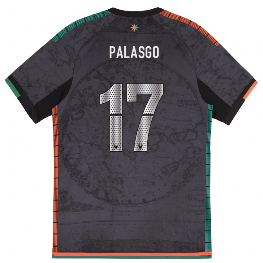 נשים Gianmarco Palasgo #17 אפור כהה ג'רזי ביתית 2025/26 חולצה קצרה