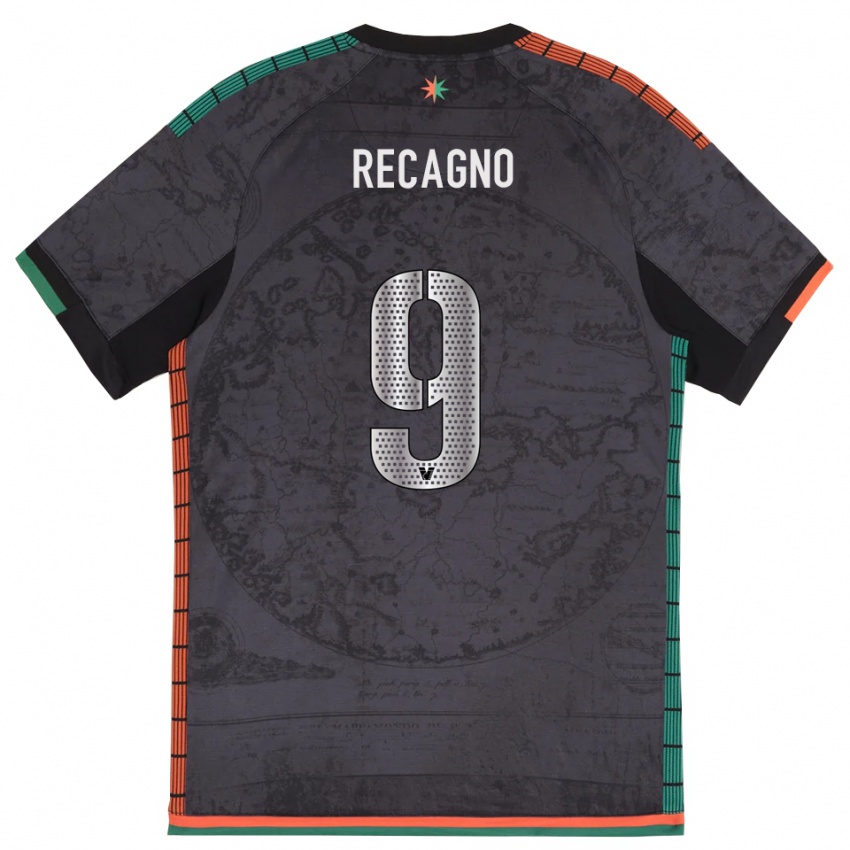 נשים פרנצ׳סקו רקאנו #9 אפור כהה ג'רזי ביתית 2025/26 חולצה קצרה