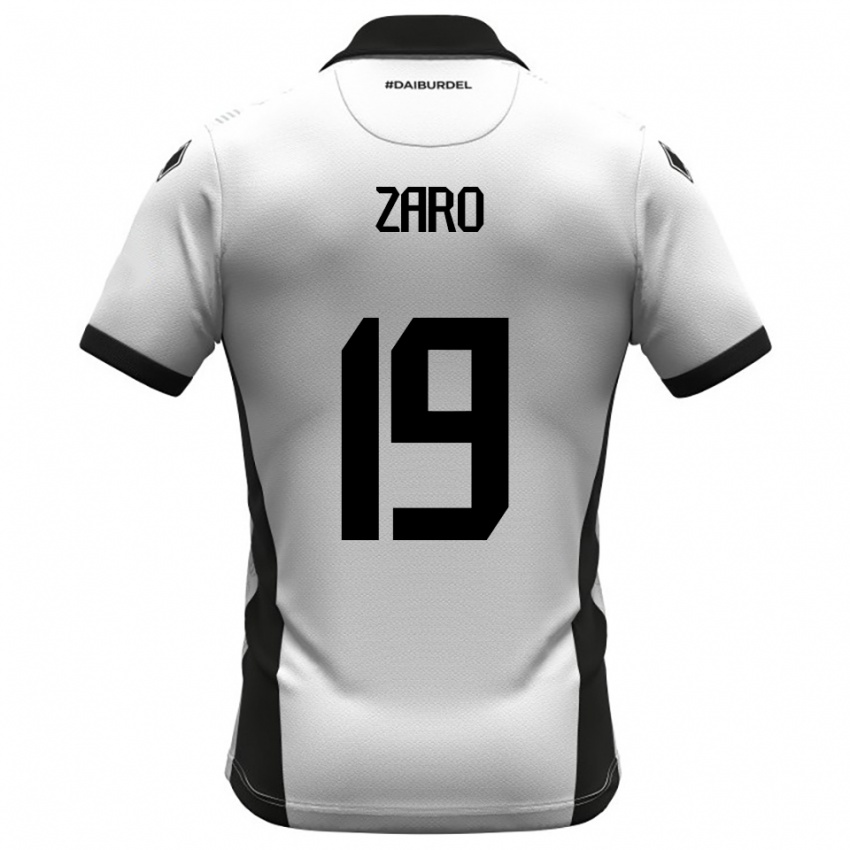 נשים ג'ובאני זארו #19 לבן שחור כתום ג'רזי ביתית 2025/26 חולצה קצרה