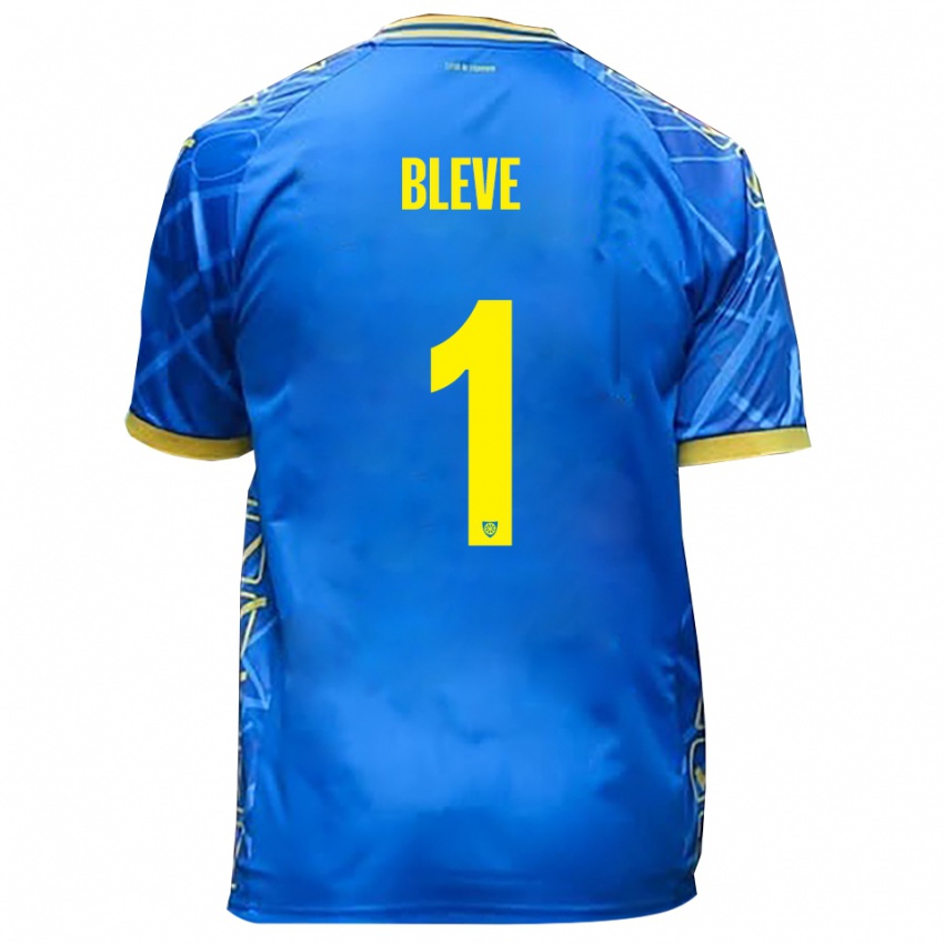 נשים Marco Bleve #1 כחול שמיים צהוב ג'רזי ביתית 2025/26 חולצה קצרה