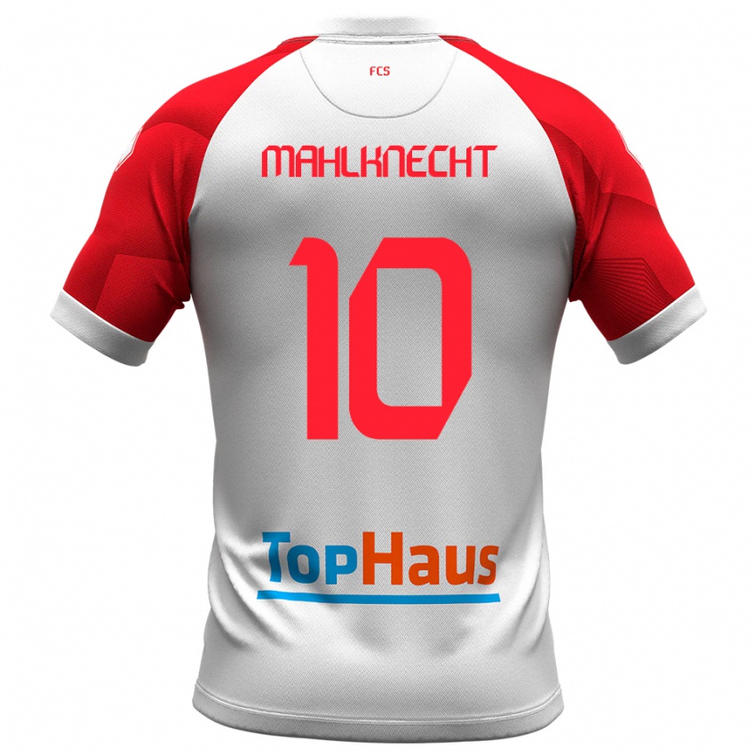 נשים פליקס מהלכנחט #10 לבן אדום ג'רזי ביתית 2025/26 חולצה קצרה