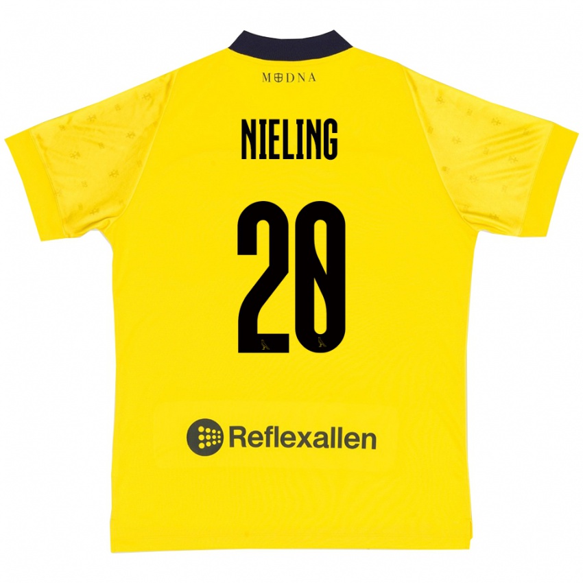 נשים ברייאנט נילינג #20 צהוב כחול נייבי ג'רזי ביתית 2025/26 חולצה קצרה