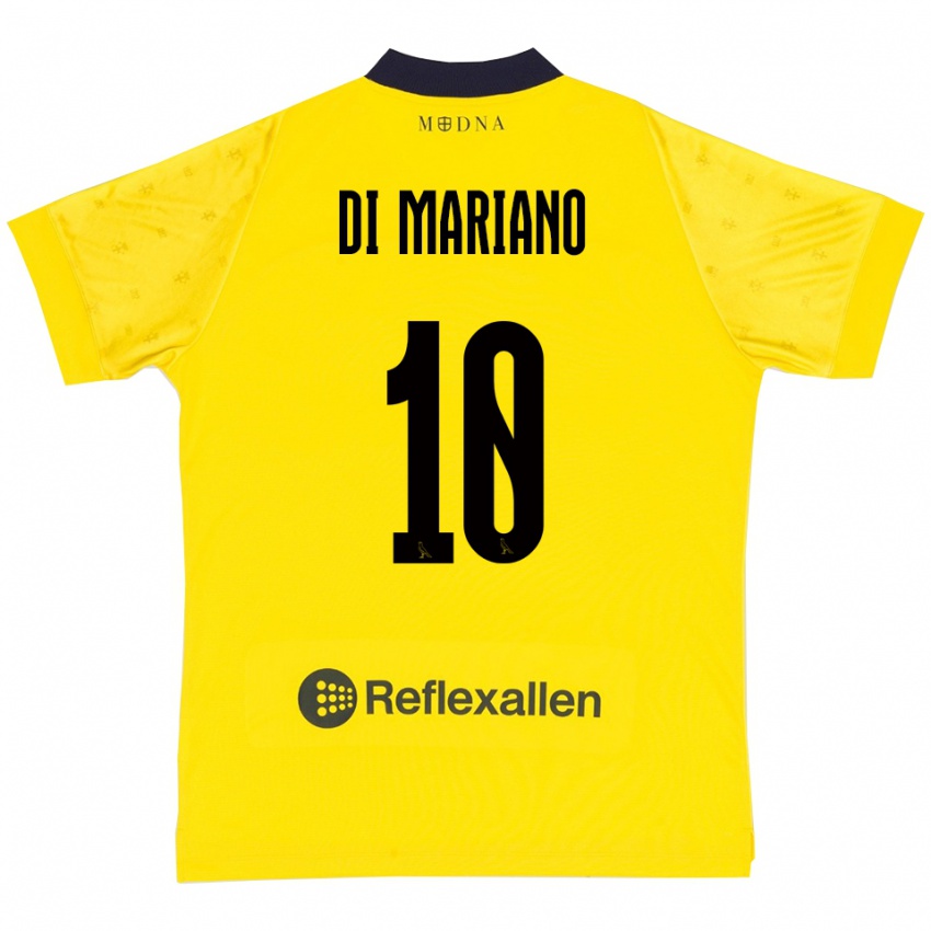 נשים פרנצ'סקו די מריאנו #10 צהוב כחול נייבי ג'רזי ביתית 2025/26 חולצה קצרה
