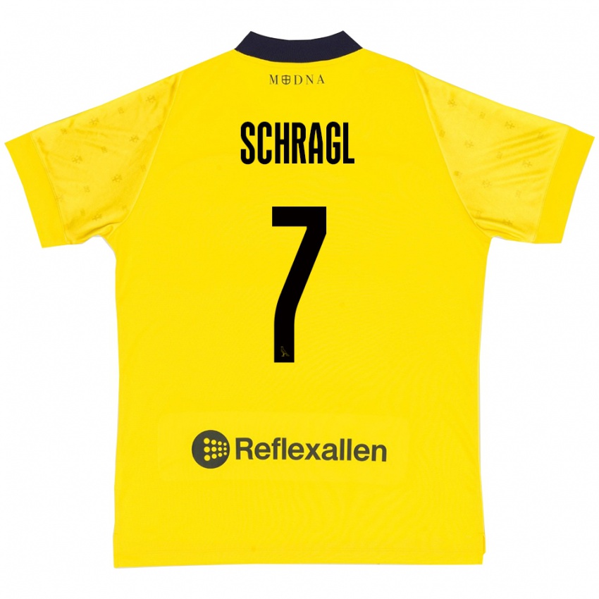 נשים ג׳אקוב שראגל #7 צהוב כחול נייבי ג'רזי ביתית 2025/26 חולצה קצרה